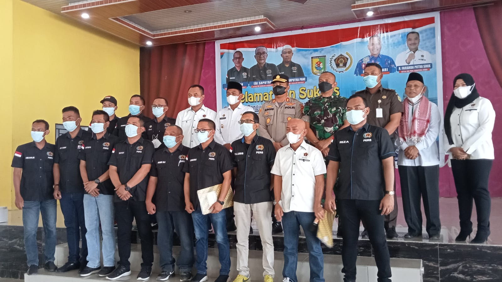 Ketua PWI Sumut Lantik Kepengurusan PWI Sergai, Bupati Siap Bangun Kantor PWI