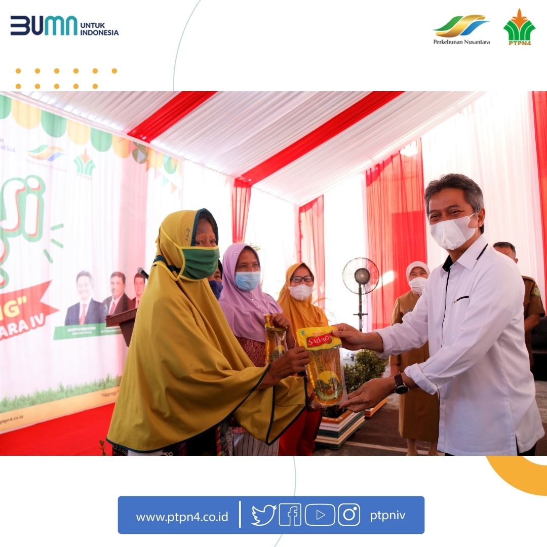 PTPN IV Gelar Operasi Pasar Minyak Goreng di Kota Medan