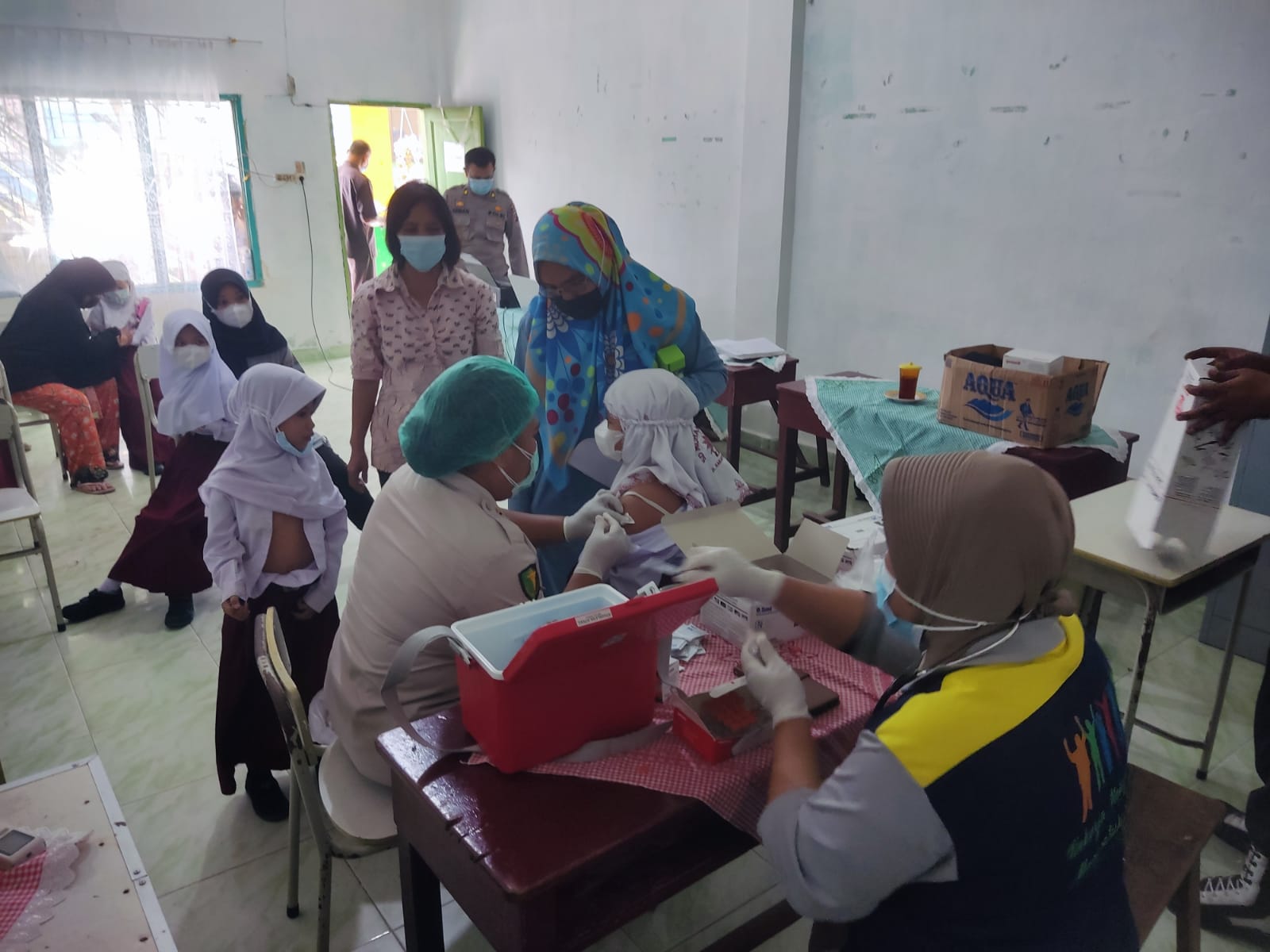 Polsek Medan Timur Gelar Vaksinasi Anak Tahap II