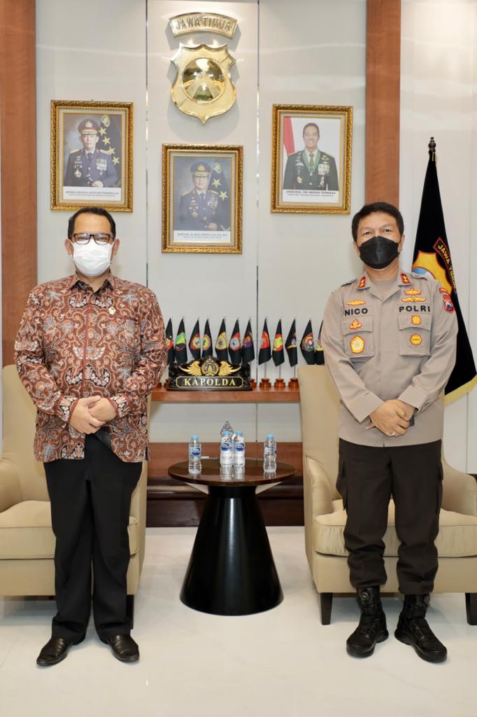 Bangun Sinergitas, Kapolda Jatim Audiensi Bersama Wakil Ketua BPK RI di Mapolda Jatim