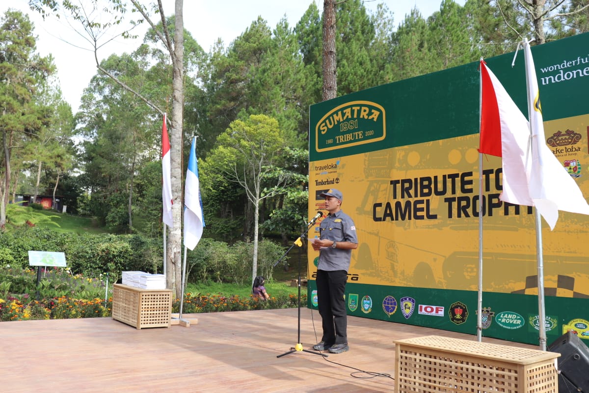 Wakil Gubernur Sumut  Tutup Secara Resmi Camel Trophy Indonesia Sumatra Tribute di Kaldera Toba Nomadic Escape