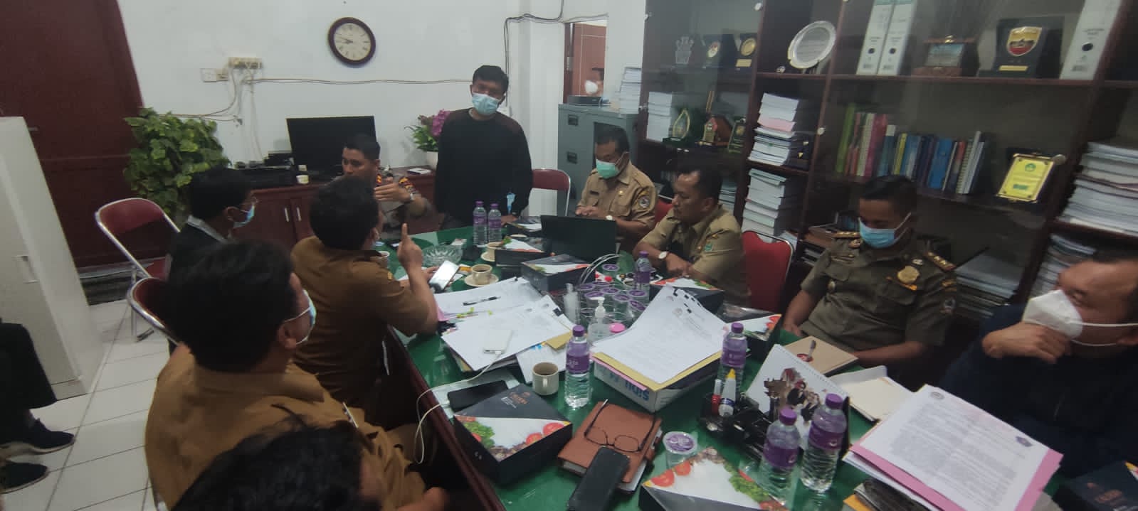 Wakil Bupati dan Kapolres Toba beserta OPD Toba  sepakat lakukan Vaksinasi Terpusat