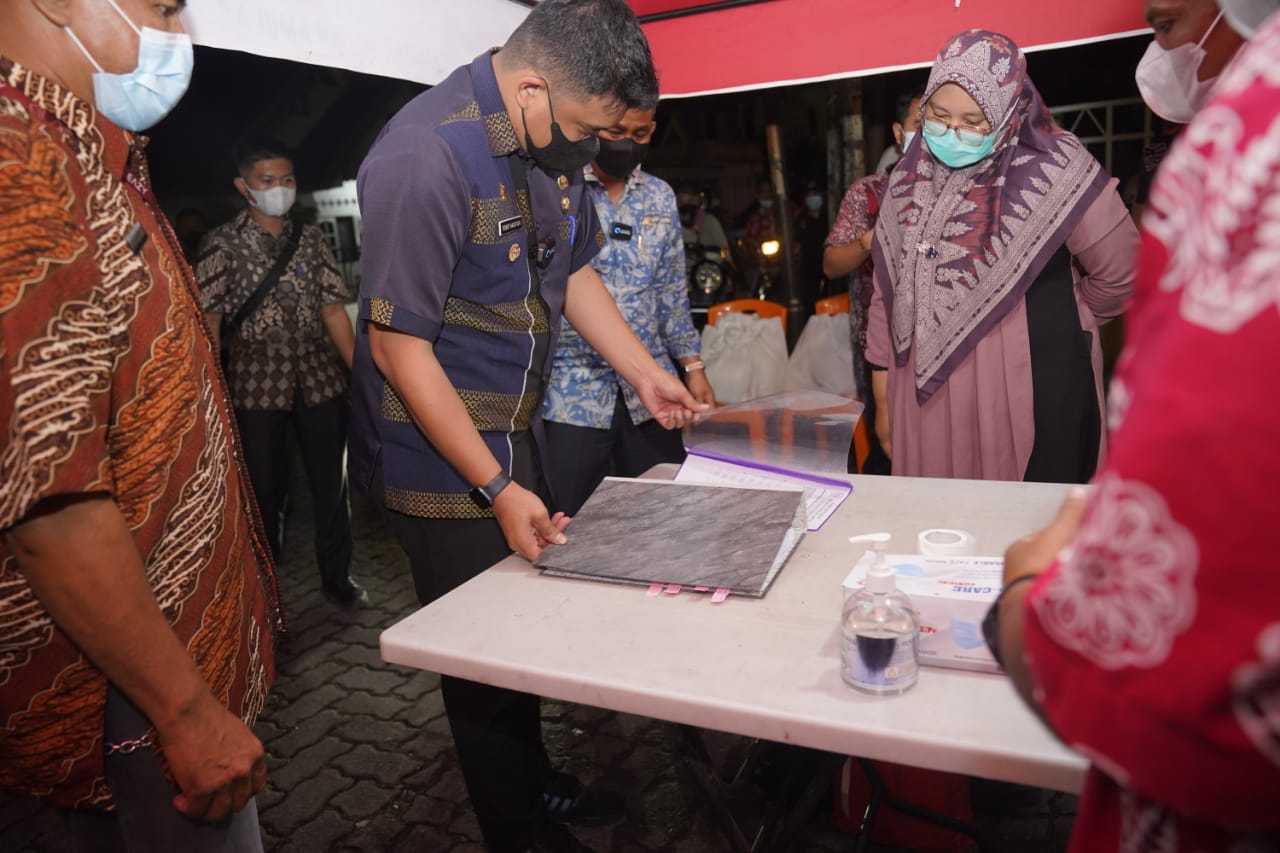 astikan Pelayanan Kesehatan, Bobby Nasution Tinjau Isolasi Lingkungan XVII Harjosari II