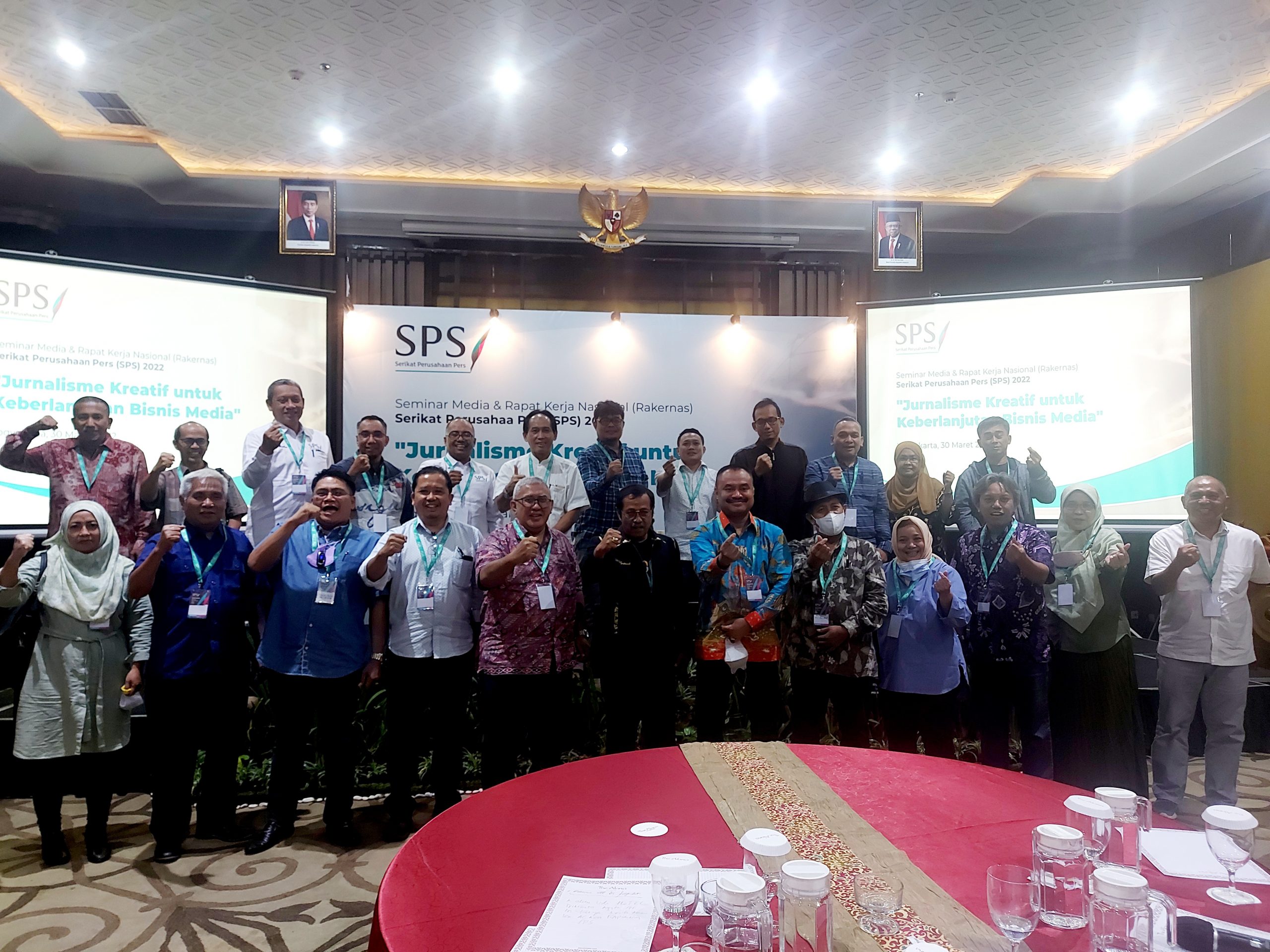 Sukses, SPS Sumut Hadiri Seminar Media dan Rakernas SPS 2022 dan Anugerah IPMA
