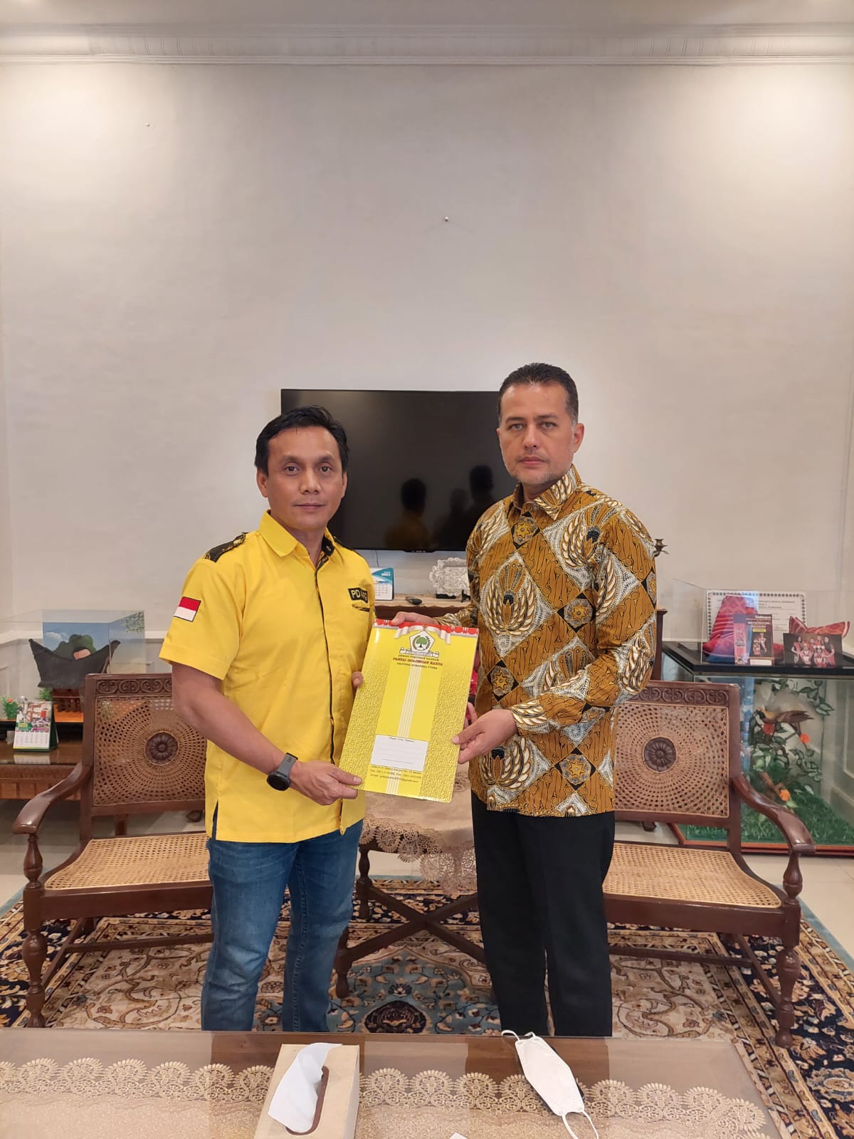 Dedi Dermawan Milaya Diberi Amanah Plt Ketua Partai Golkar Labusel