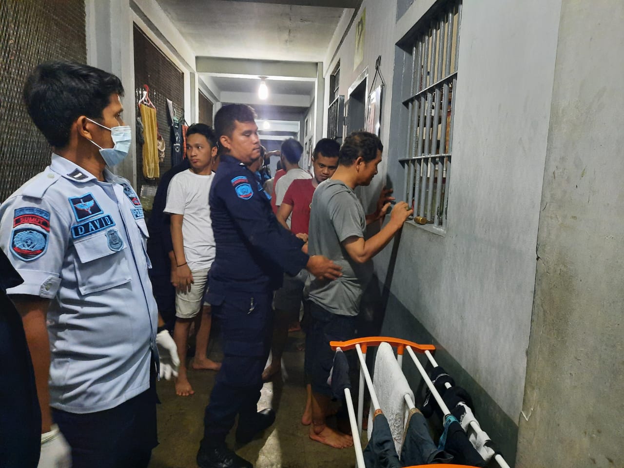 Tangkis Isu Miring, Satops Patnal Lapas Kelas IIB Padangsidimpuan Kanwil Kemenkumham Sumut Grebek Blok Hunian WBP