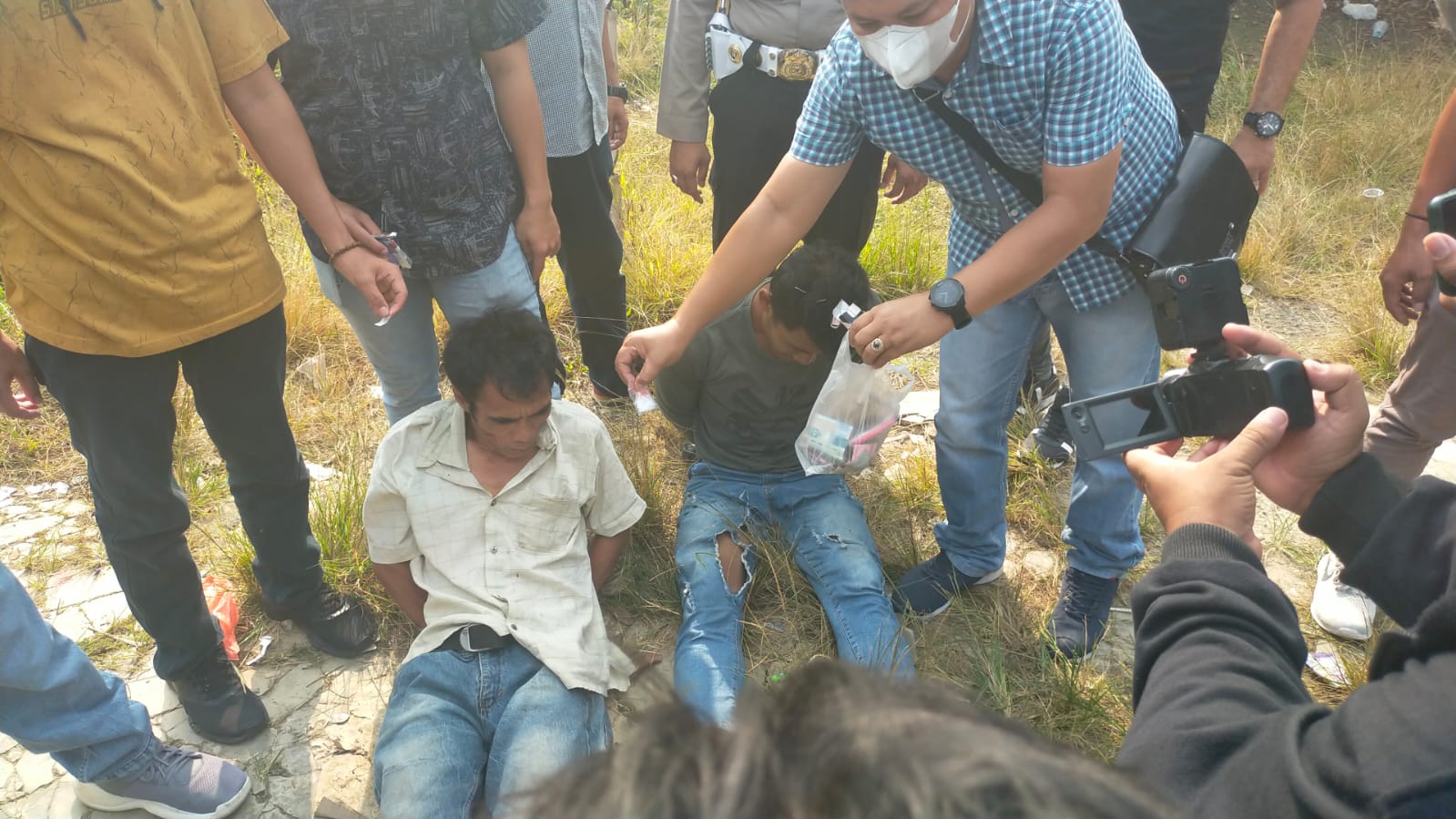 Kampung Narkoba Desa Sigara-gara Patumbak Digerebek Polisi, 9 Orang Diamankan