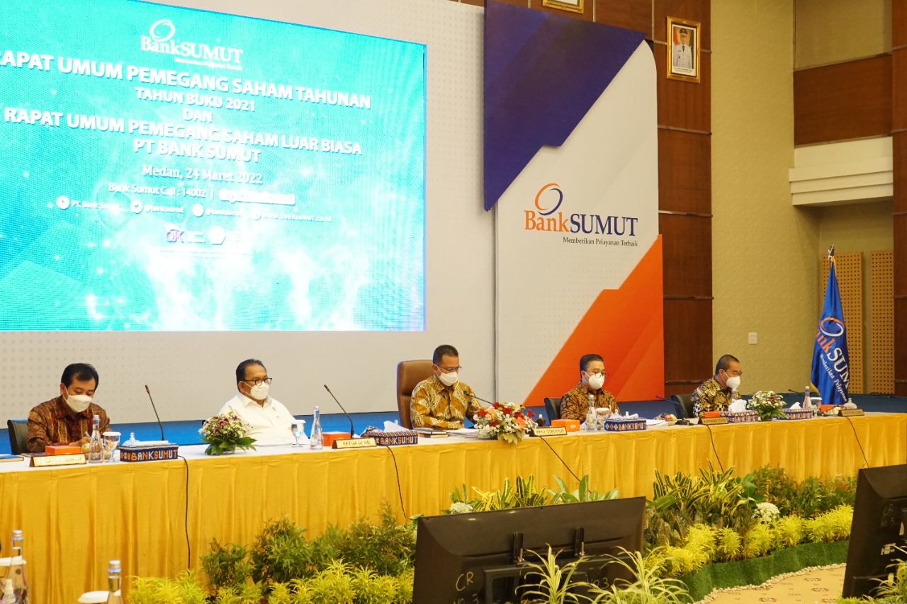 Bank Sumut Raup Laba Rp613,5 Miliar,  Bagikan Deviden Rp582,8 Miliar