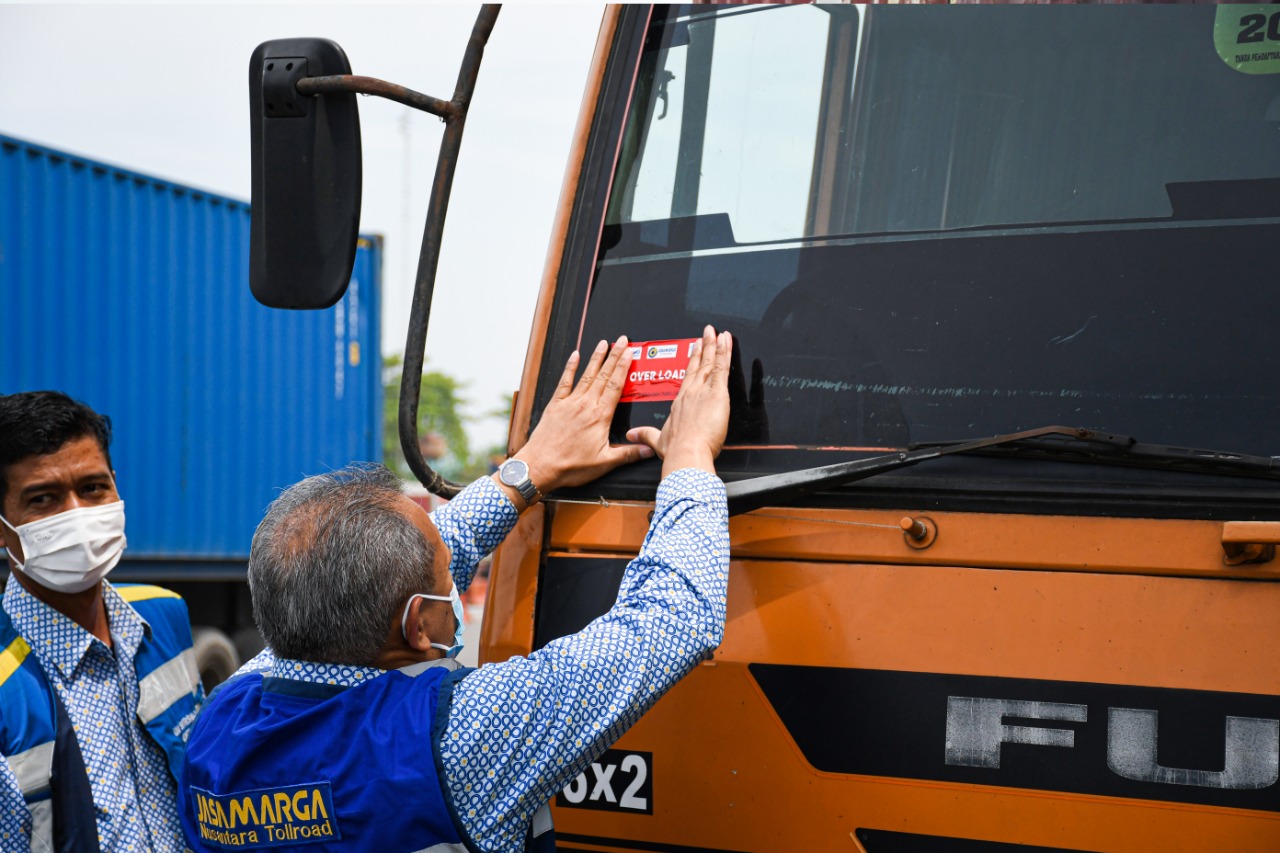 Antisipasi Pelanggaran, Representative Office 1 Belmera dan PT Jasamarga Kualanamu Tol Gelar Operasi Penertiban Kendaraan Over Dimension & Over Load
