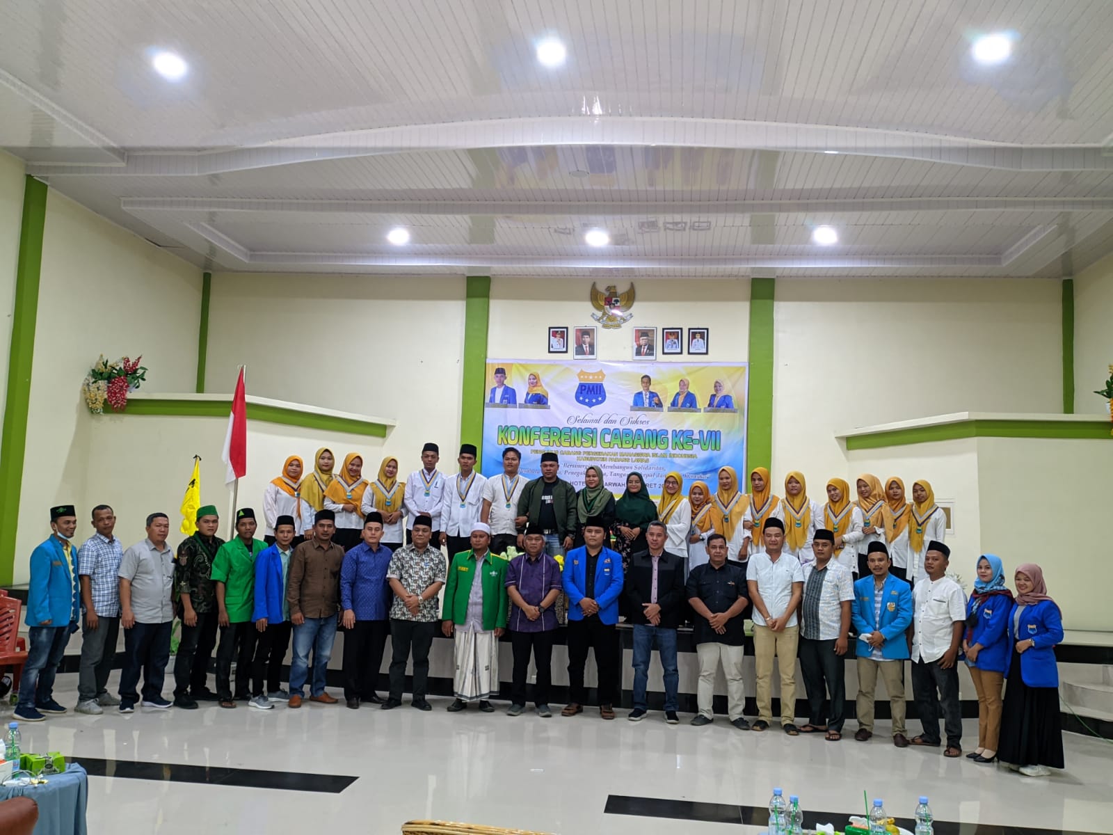 Plt Bupati AZP Membuka Konfercab Ke VII PC PMII Palas, Rahmat Terpilih Sebagai Ketua.