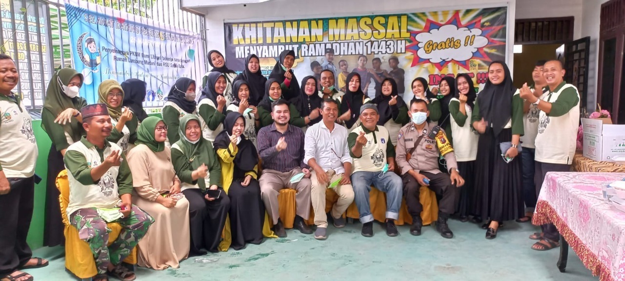 Sambut Ramadhan di Patumbak, Tiga Lembaga Gelar Khitanan Gratis