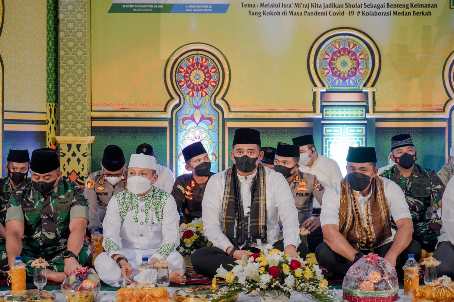 Isra Mi’raj di Masjid Raya Al Osmani, Bobby Nasution: Pemko Medan Fokus  Pembangunan Medan  Utara & Ingatkan Layani Masyarakat Dengan Hati