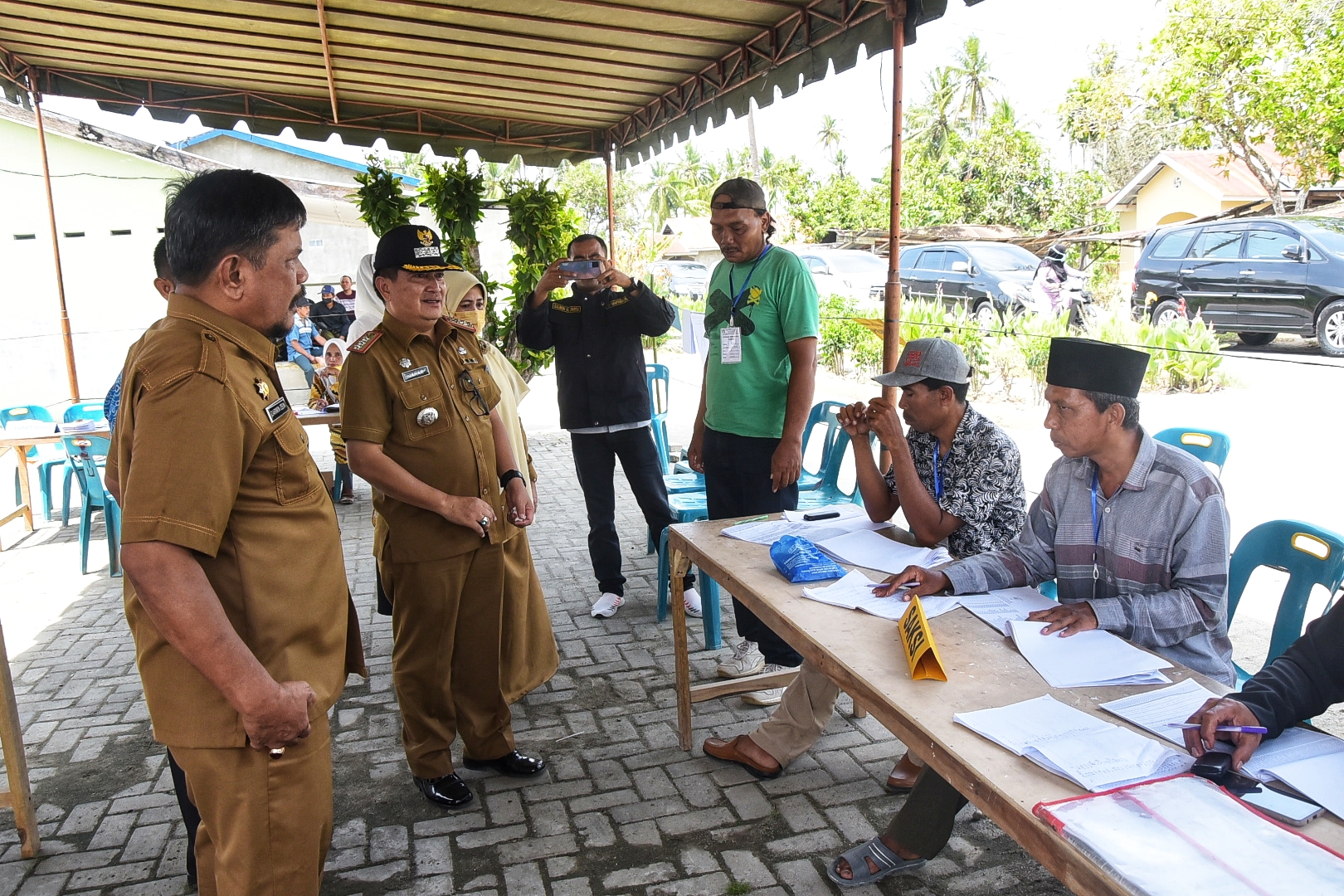 ekda Deli Serdang Tinjau Pelaksanaan Pemilihan Kepala Desa Di Kecamatan Sunggal, Labuhan Deli Dan Hamparan Perak