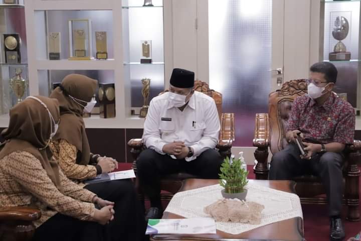 Wako Solok Terima Audiensi BPJS Kesehatan Solok