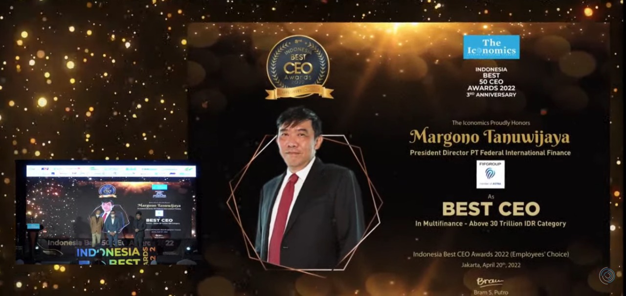 CEO FIFGROUP, Margono Tanuwijaya, Sabet Indonesia Best CEO Awards 2022, Ini Kata Margono