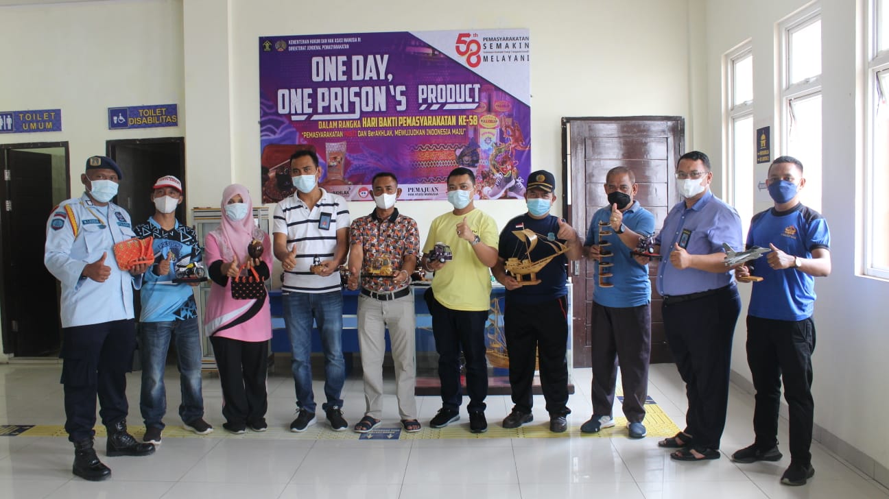 Lapas Kelas IIB Padangsidimpuan Kanwil Kemenkumham Sumut Gelar “One Day, One Prison Product”