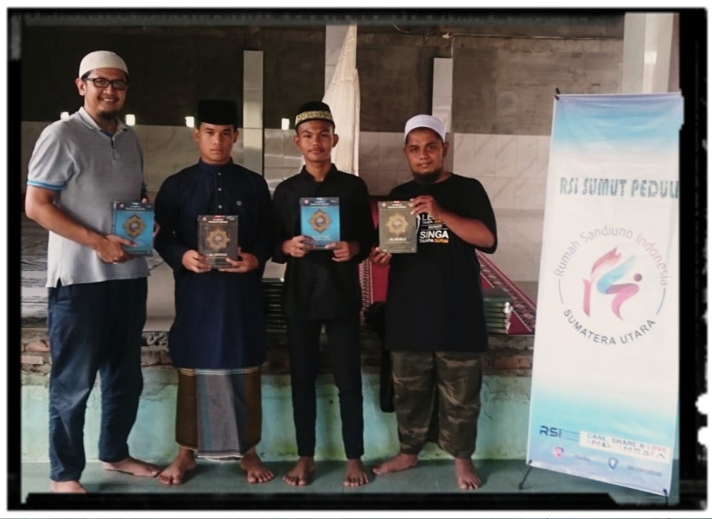 Rumah Sandiuno Indonesia Sumut Memberikan Bantuan Alquran