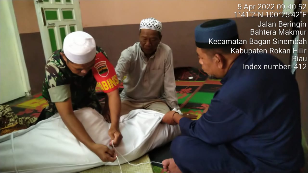 Ulama H Tafroji Bin H Mukhtar Wafat, Semoga Husnul Khotimah, Ustadz Serma H Alfan Arbudi, Lakukan Fardu Kifayah