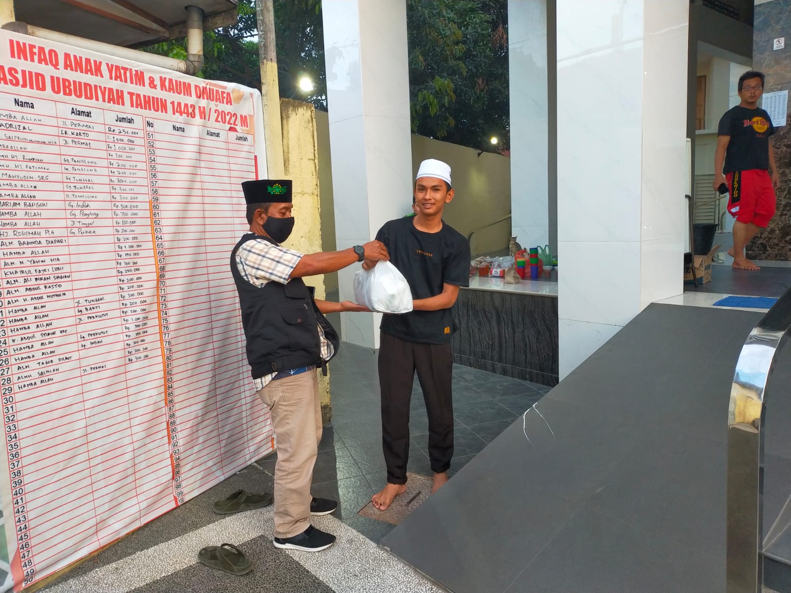 Bakopam Sumut Kembali Salurkan Nasi Bungkus ke Sejumlah Masjid