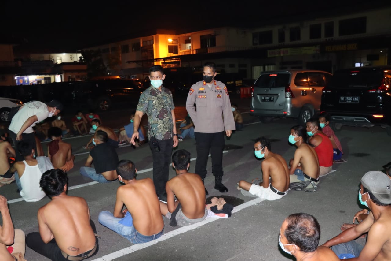 Ops Premanisme Sat Reskrim dan Polsek Jajaran Polrestabes Medan