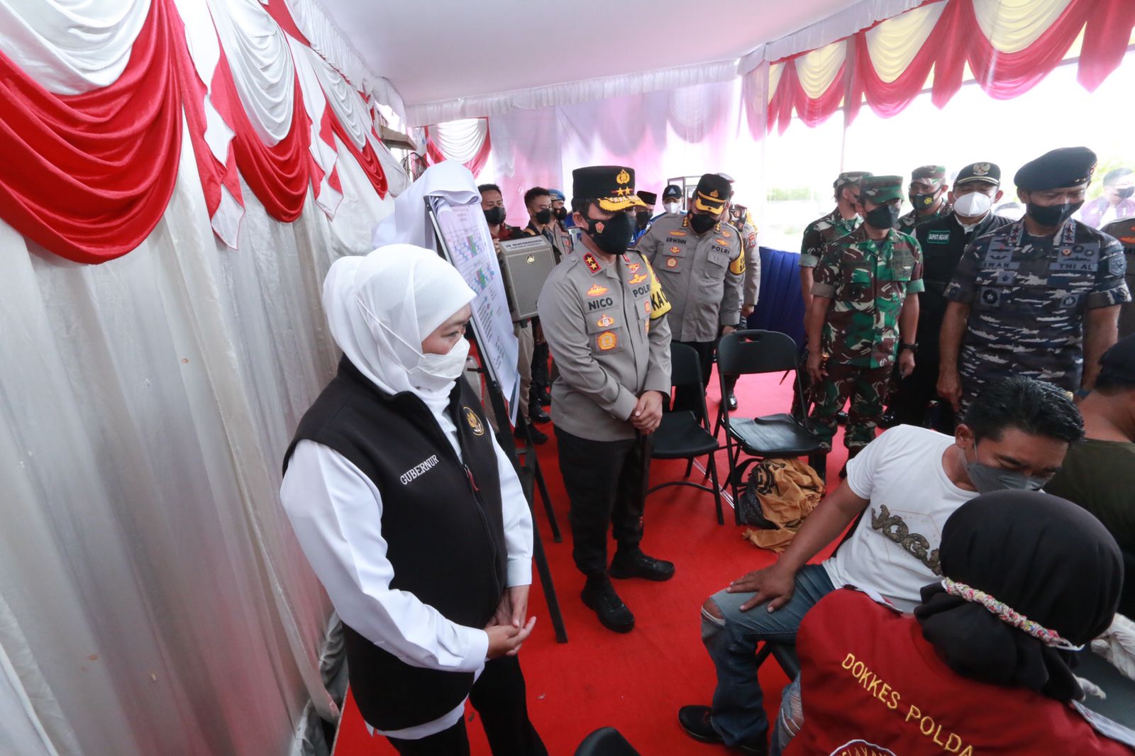 Forkopimda Jatim Pastikan Pos Pam dan Pos Yan di Rest Area Berjalan Lancar