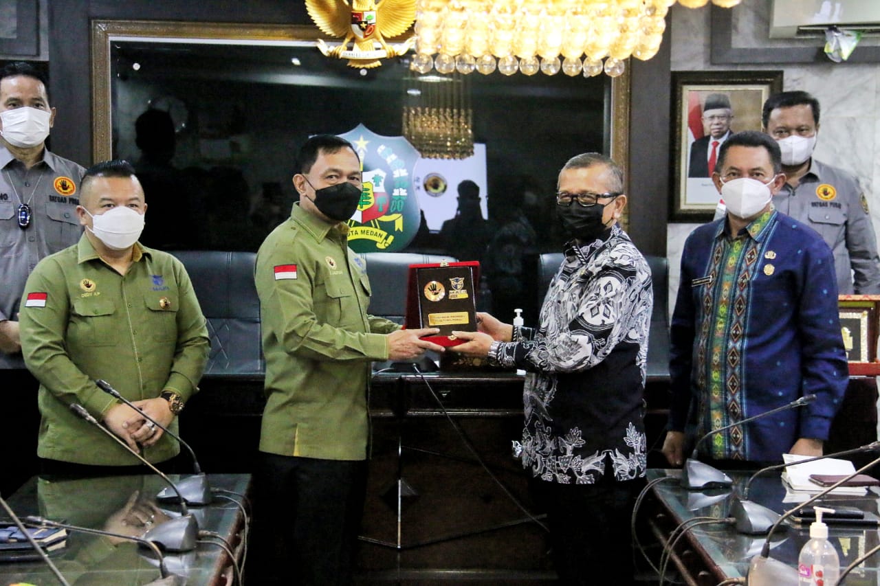 Pemko Medan Terima Kunjungan Dari Tim Monev Pokja Pencegahan Satgas Saber Pungli Pusat