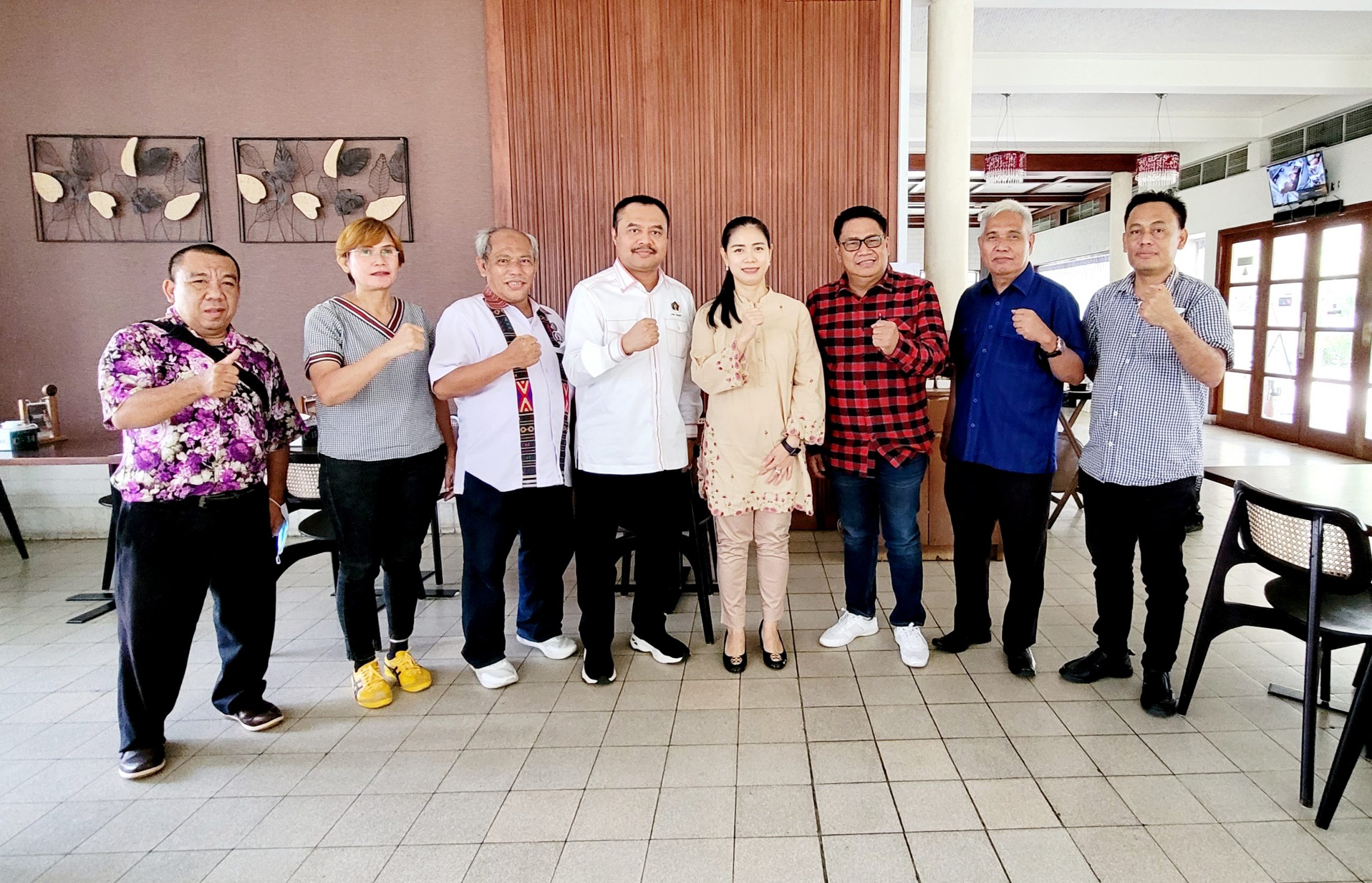 PWI Sumut, JMSI dan SMSI Silaturahmi Bersama Bendahara Gerindra Sumut Ayin