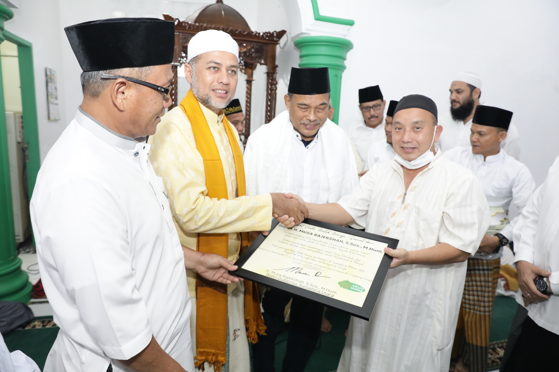 Subuh Berjemaah di Tebingtinggi, Musa Rajekshah Sampaikan Doa untuk Walikota Umar Zunaidi