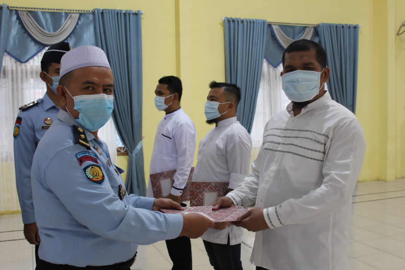 Berkah Idul Fitri, 448 Warga Binaan Lapas Kelas IIB Padangsidimpuan Kanwil Kemenkumham Sumut Dapat Remisi Khusus Idul Fitri