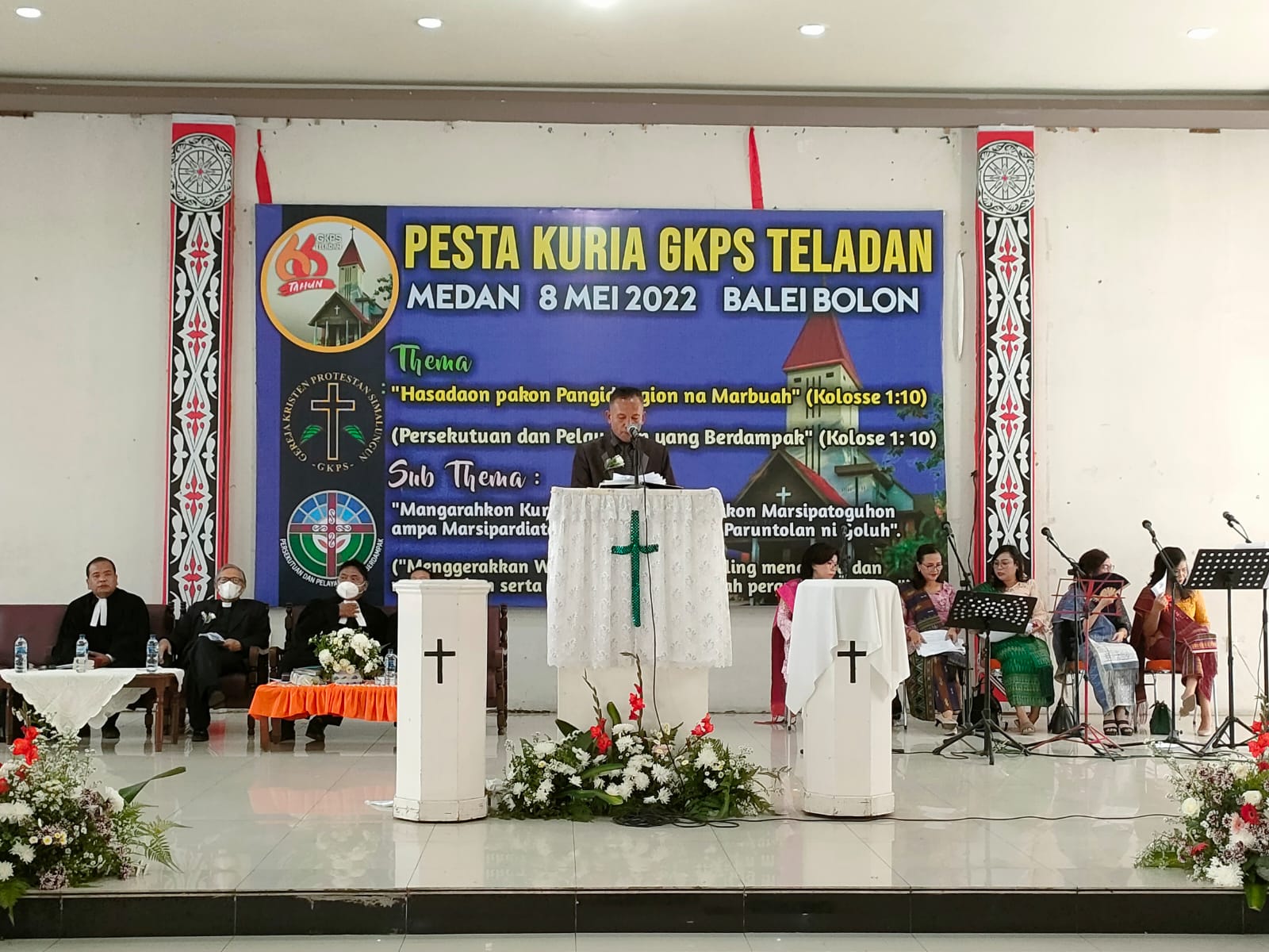 HUT ke 66 Gereja GKPS Teladan, Pdt.Marudin Sinaga  Ini Pesannya