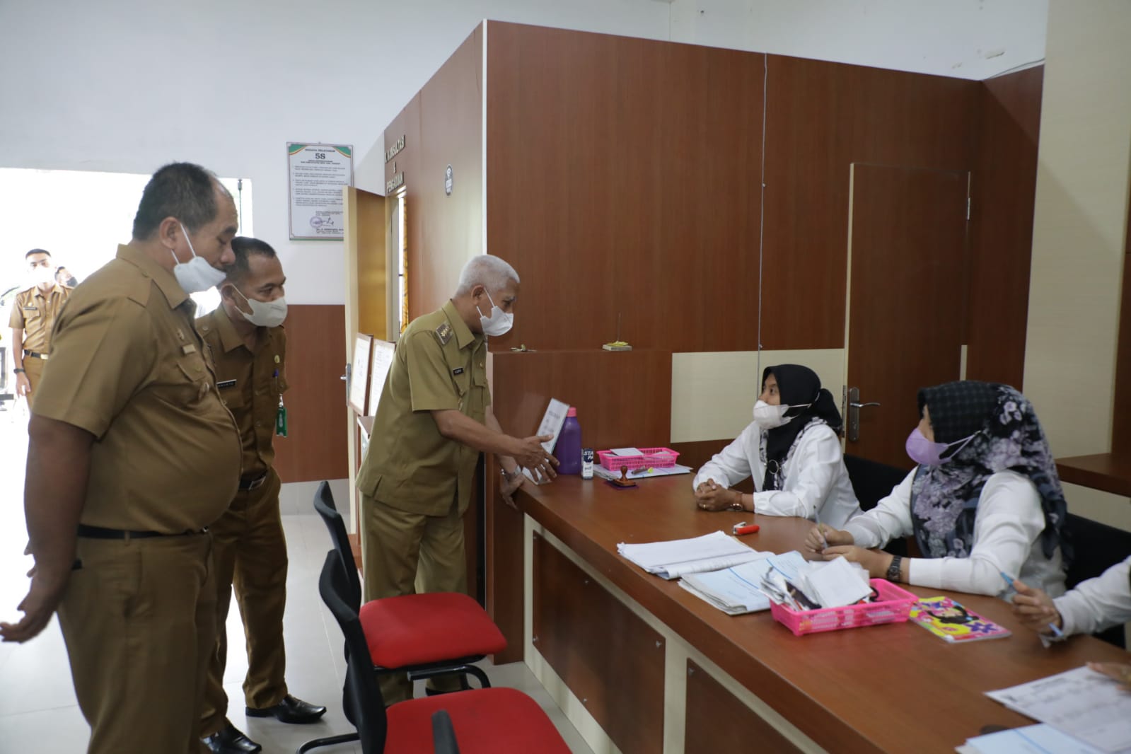 Hari Pertama Kerja Bupati dan Wakil Bupati Asahan Sidak ke Sejumlah OPD