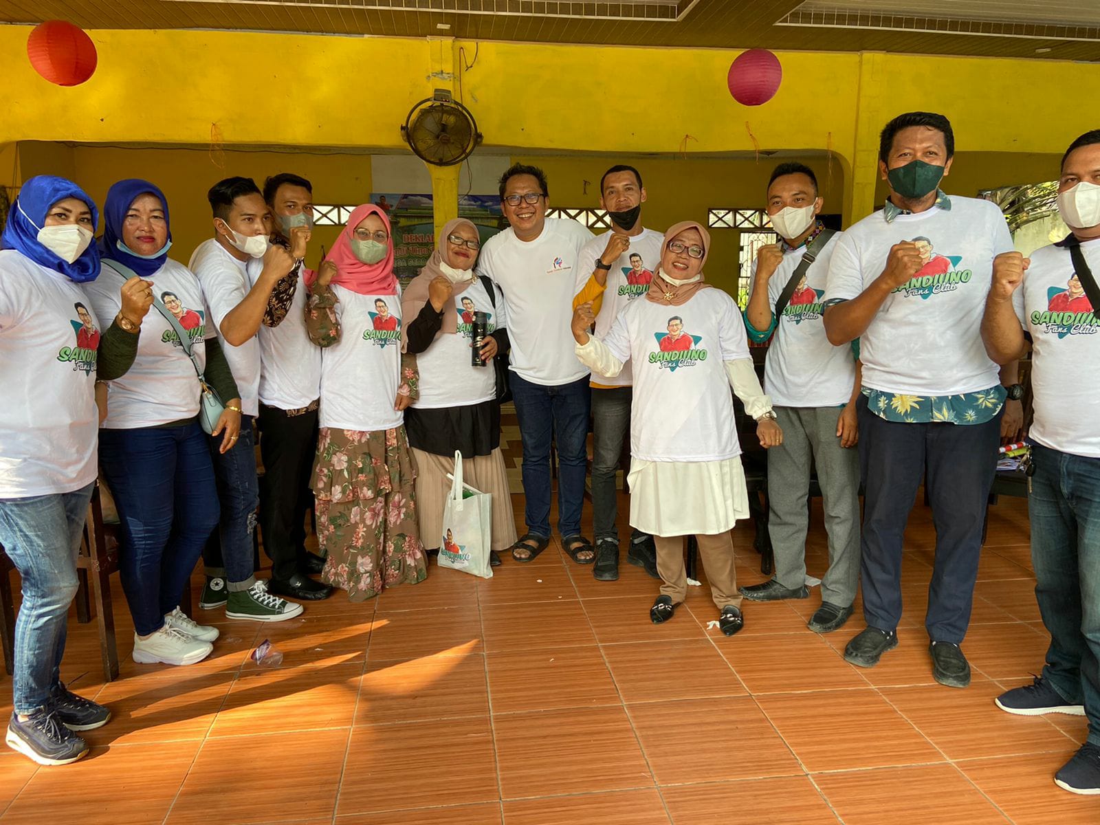 Masyarakat Sergai Menandatangani Mendukung Sandiaga Uno Presiden 2024