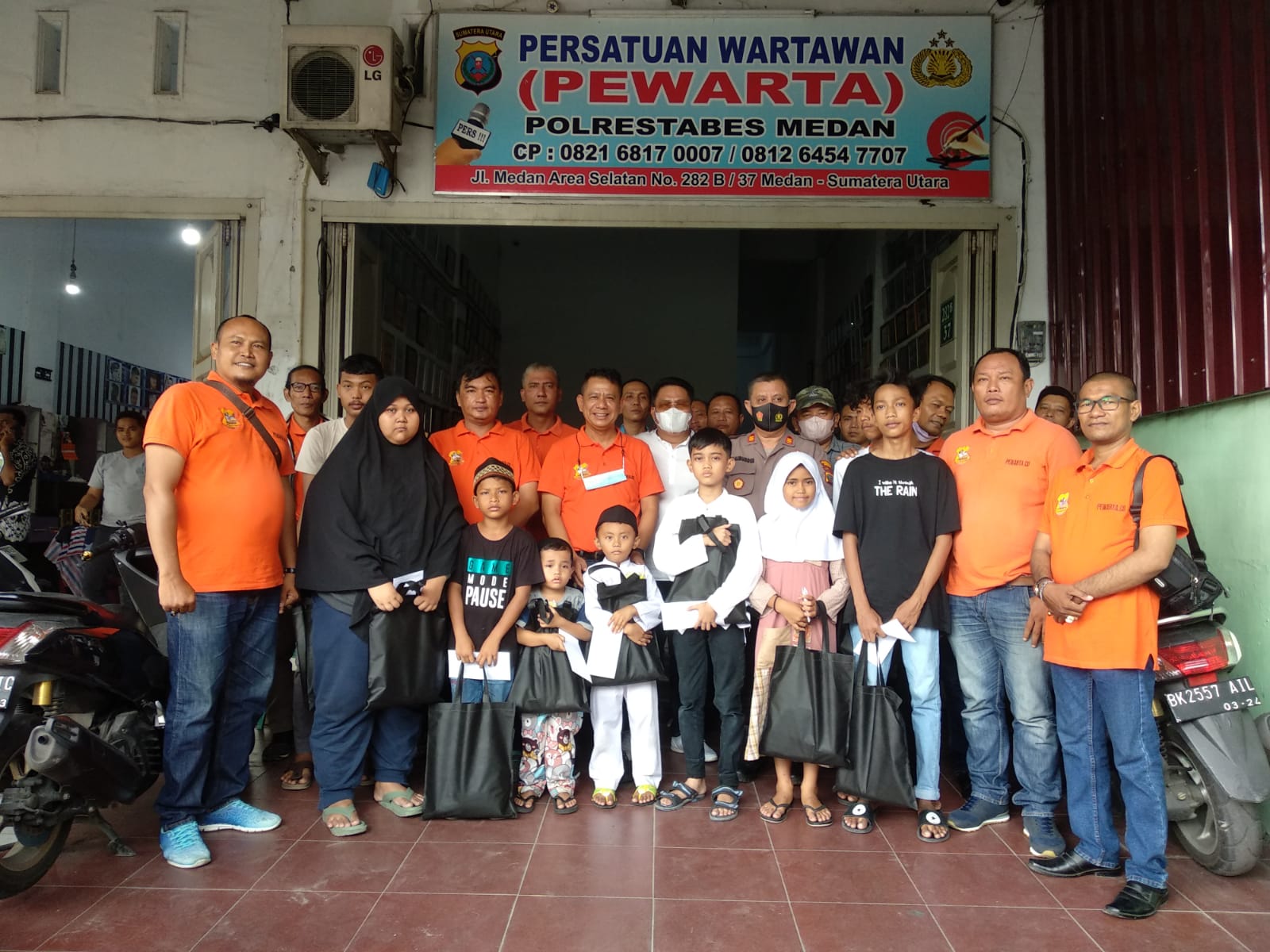 Ketua Pewarta Gelar Halal Bihalal dan Santuni Anak Yatim, Ini Kata Chairum Lubis