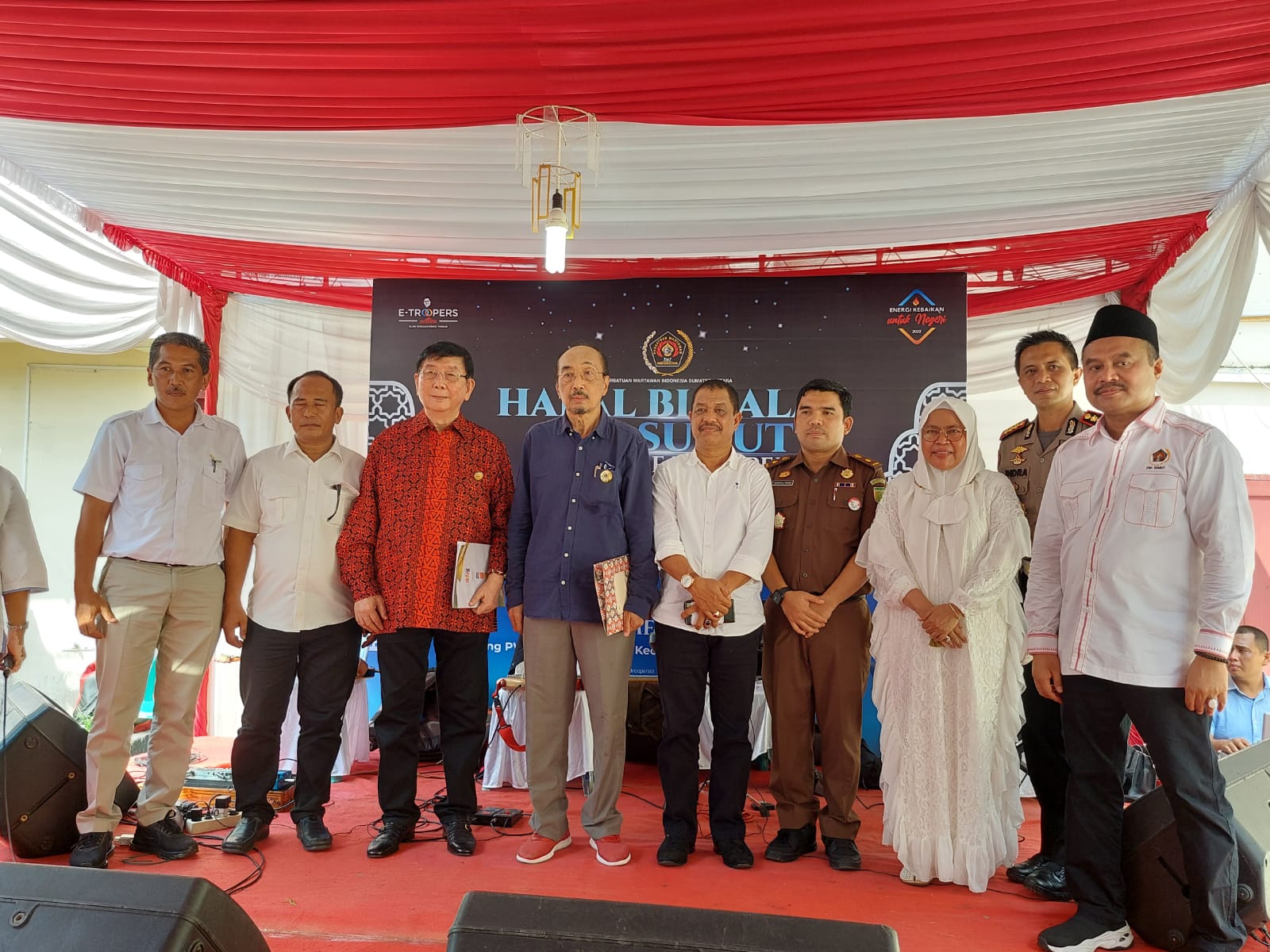 PWI Sumut Bersama E-TrooPers Gelar Halal Bihalal