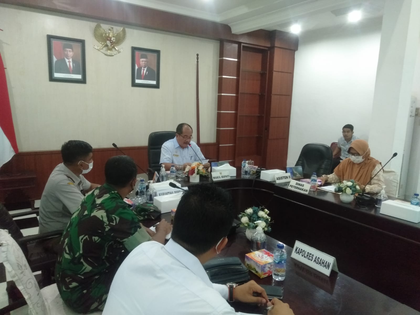 Wakil Bupati Pimpin Rapat Terbatas Terkait Cegah Penyakit Mulut dan Kuku Pada Hewan Ternak