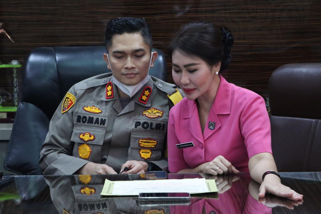 Kapolres Tapsel AKBP Roman Smaradhana Elhaj Ajak Personel Bina Kerukunan dan Keharmonisan Rumah Tangga