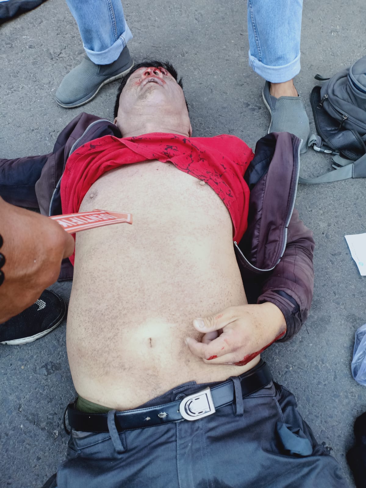 Sidjono Mendadak Meninggal Dipingir Jalan, Ini Kata Kapolsek Medan Timur