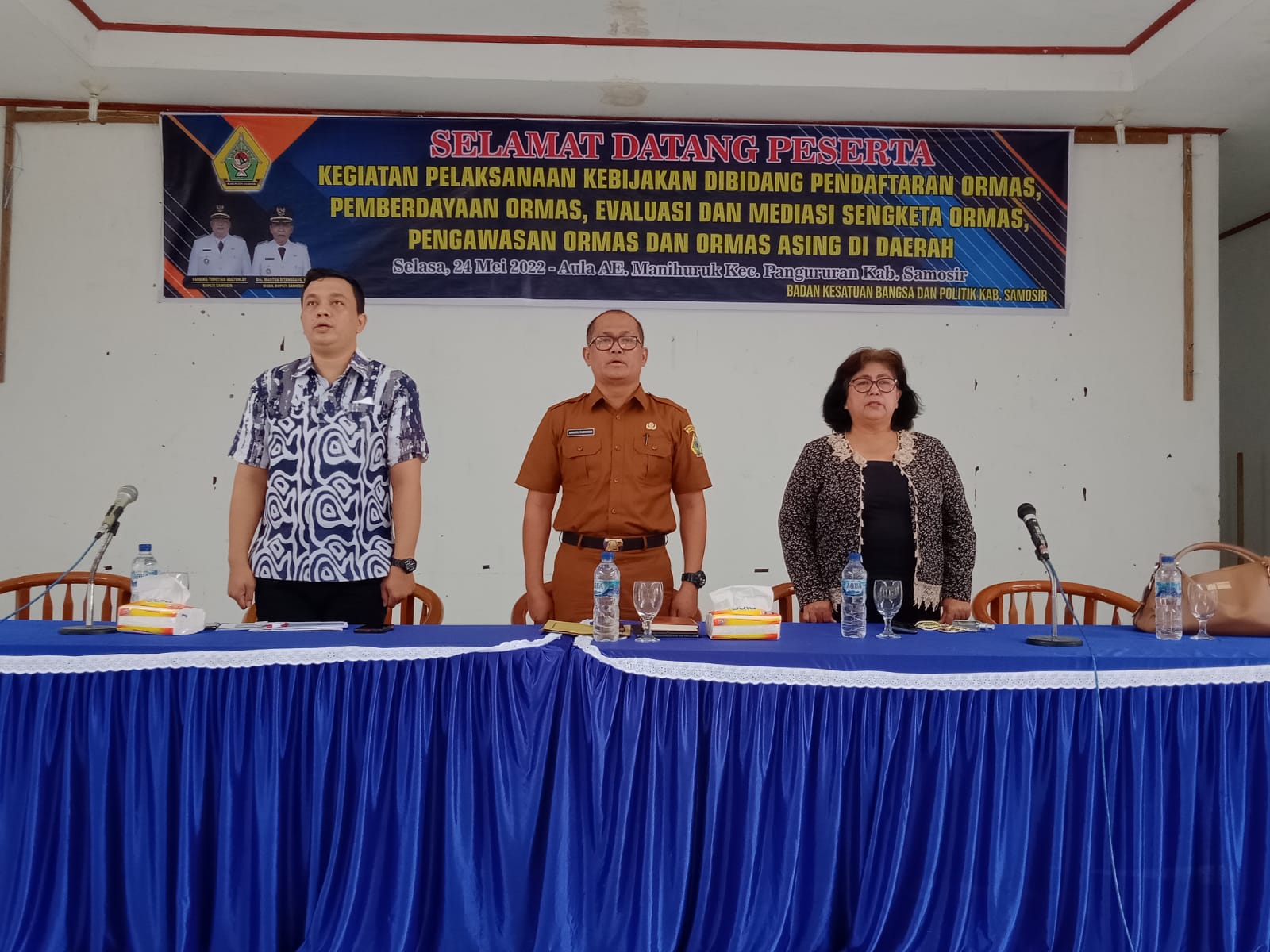 Kesbangpol Samosir Giat Pembinaan Ormas