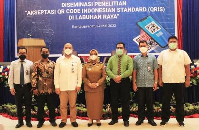 Wabup Labuhanbatu Buka Diseminasi Penelitian Aspek QRIS Bersama Bank Indonesia