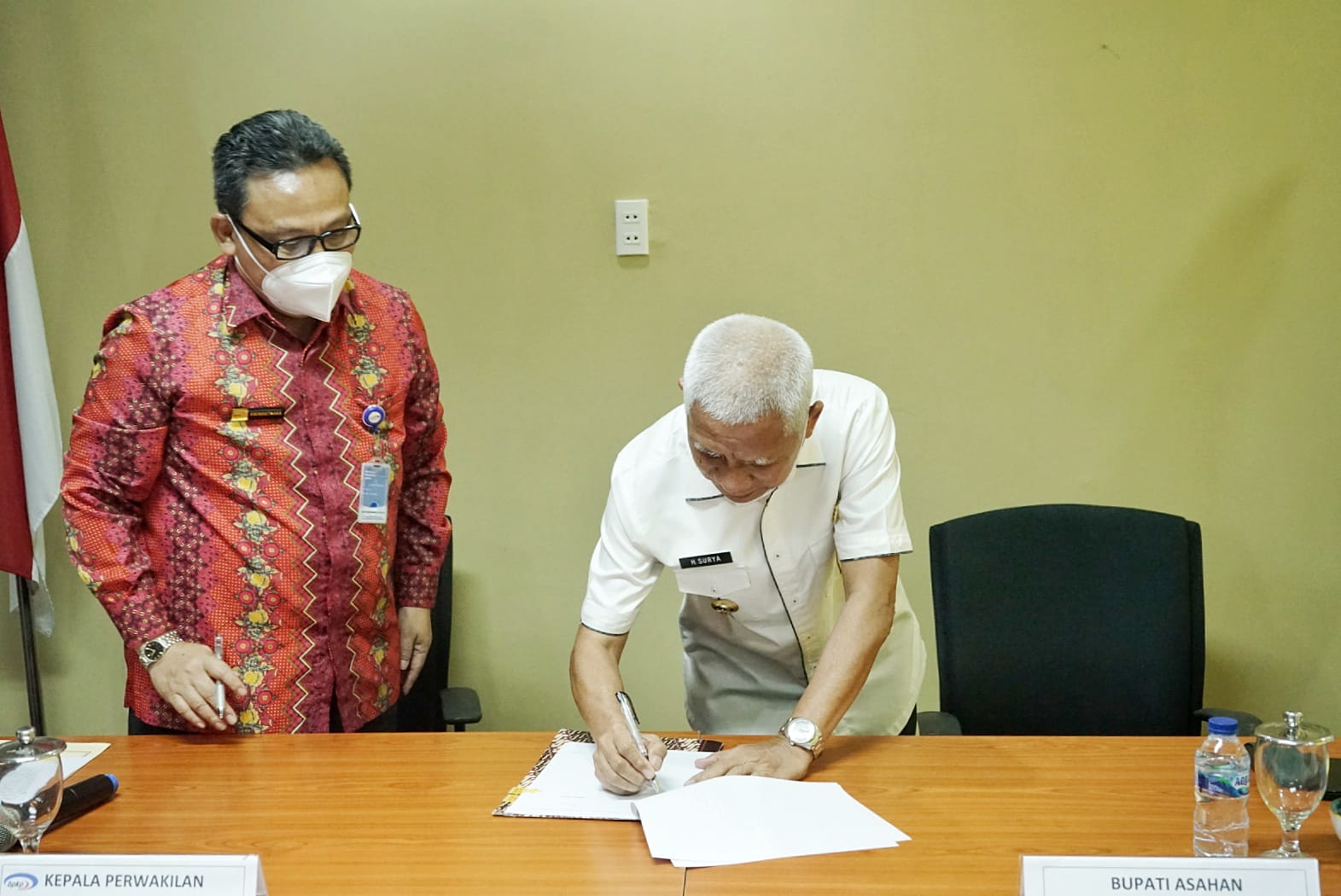 Bupati Asahan Tandatangani Komitemen Bersama dengan Perwakilan BPKP Provsu