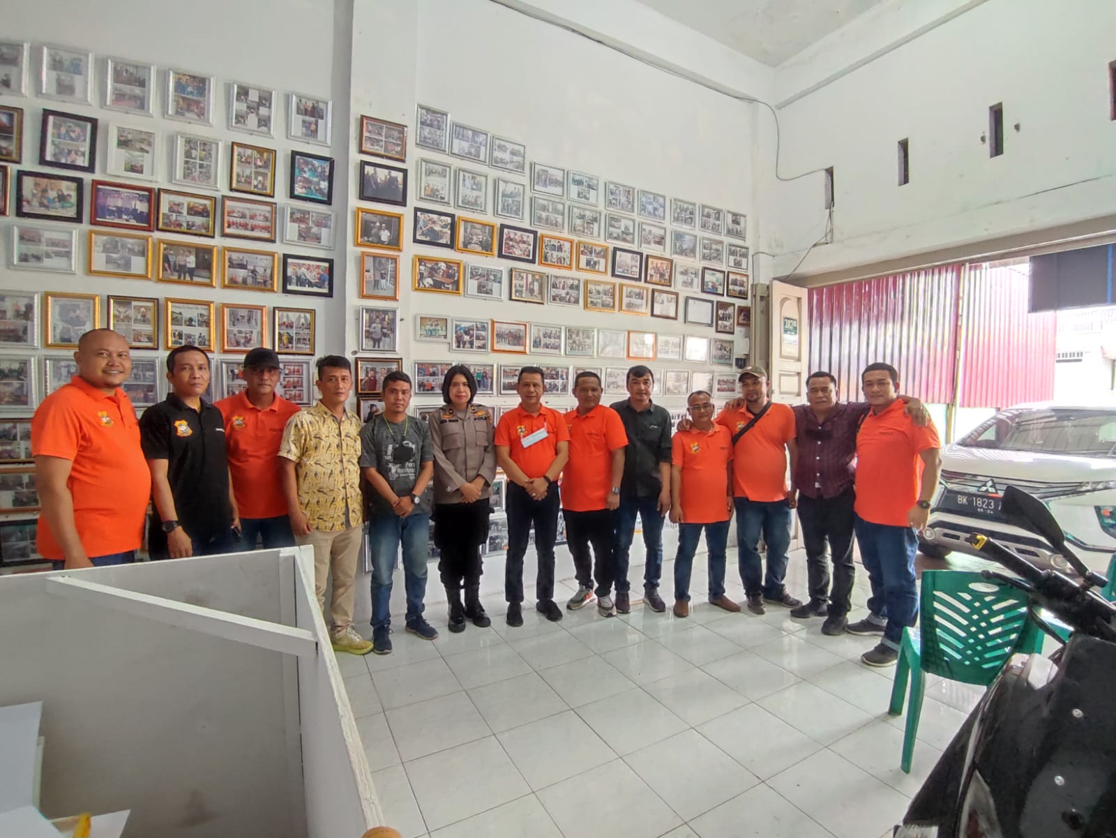 Polrestabes Medan Kunjungi Kantor Pewarta, Ini Kata Ketua Pewarta Chairum Lubis