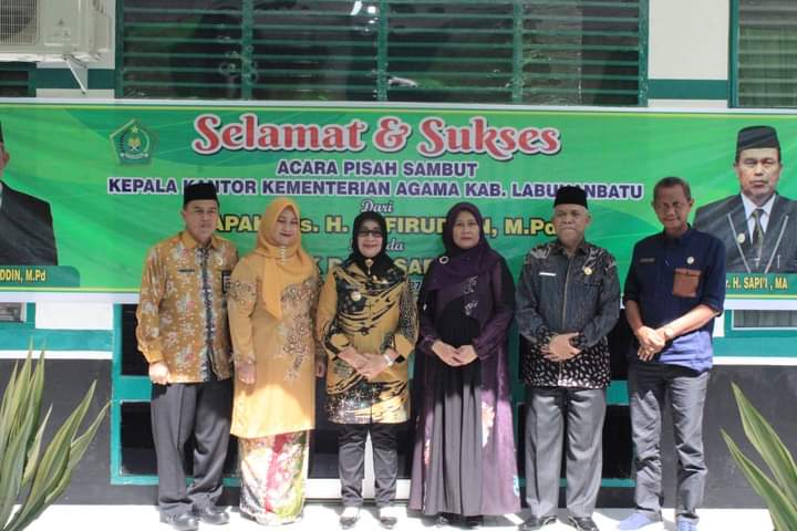 Wakil Bupati Hadiri Pisah Sambut Kakankemenag Labuhanbatu