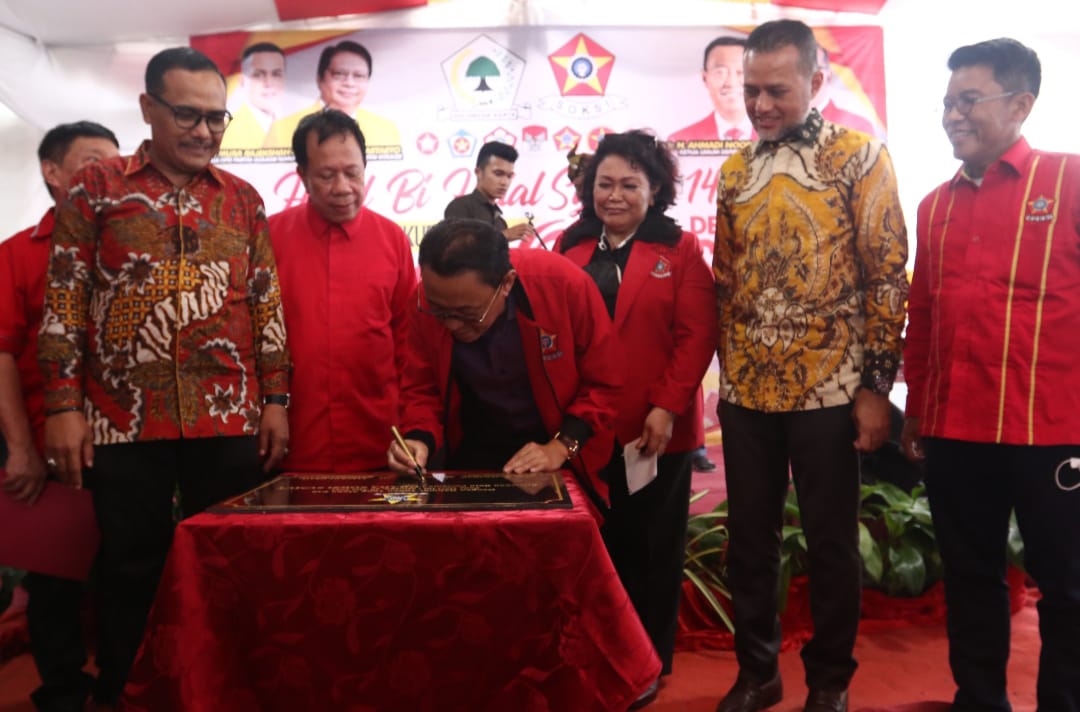 SOKSI Gelar Halal Bi Halal dan Syukuran HUT Ke-62, Ijek : Kalau kita Bersatu, saya yakin Golkar  bisa Menang