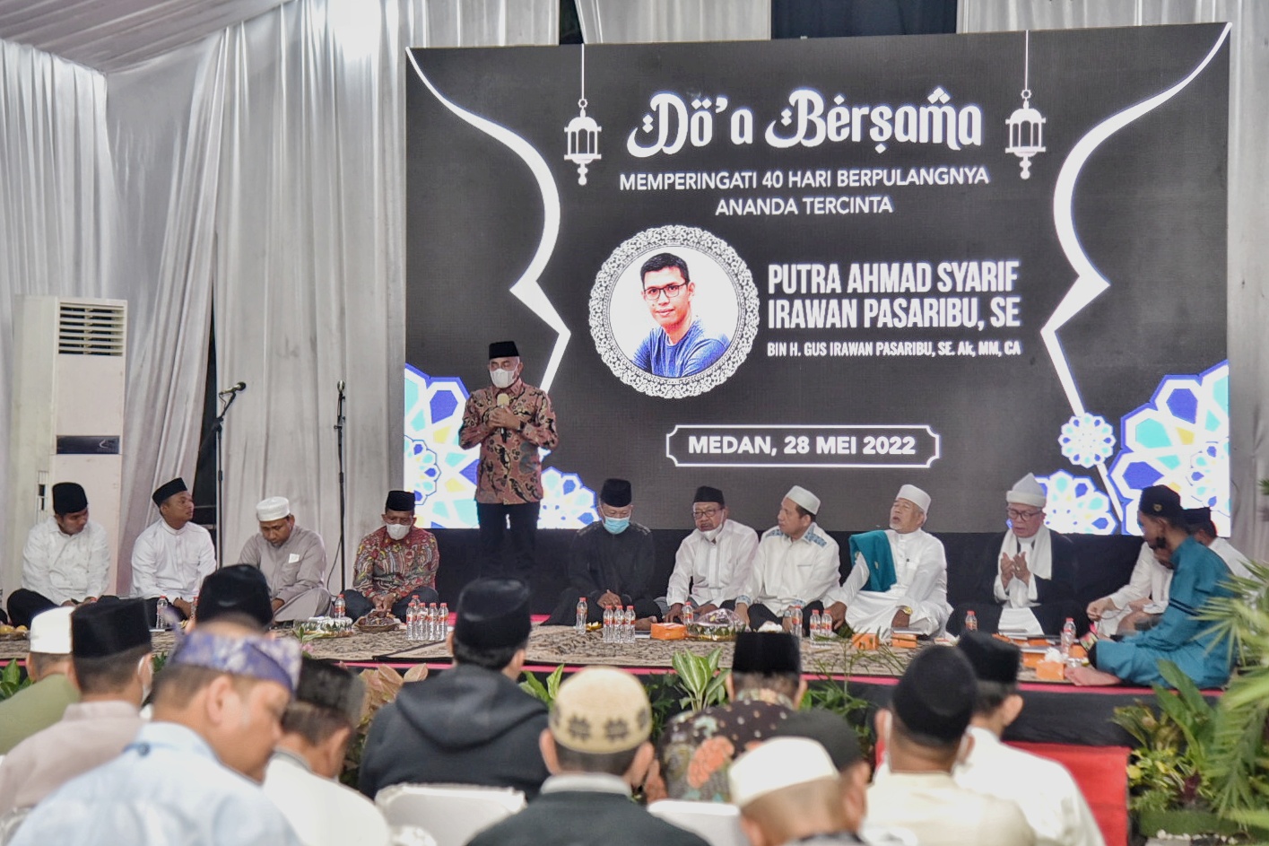 Edy Rahmayadi Hadiri Doa Bersama Peringatan, 40 Hari Wafatnya Putra Gus Irawan Pasaribu