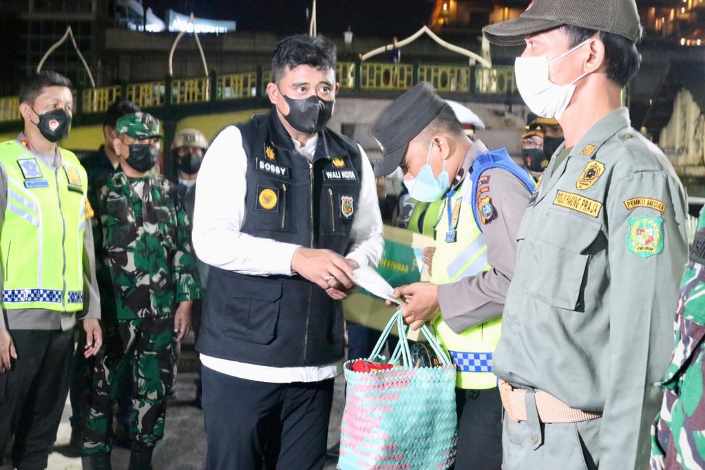 Pimpin Patroli Gabungan, Bobby Nasution Pastikan Kesiapan Pengamanan Lebaran