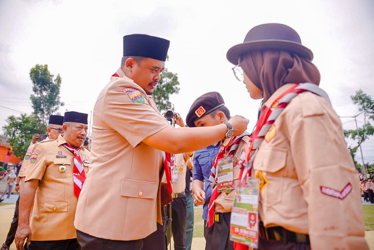 Bobby Nasution Apresiasi Digelarnya Jambore Cabang Gerakan Pramuka