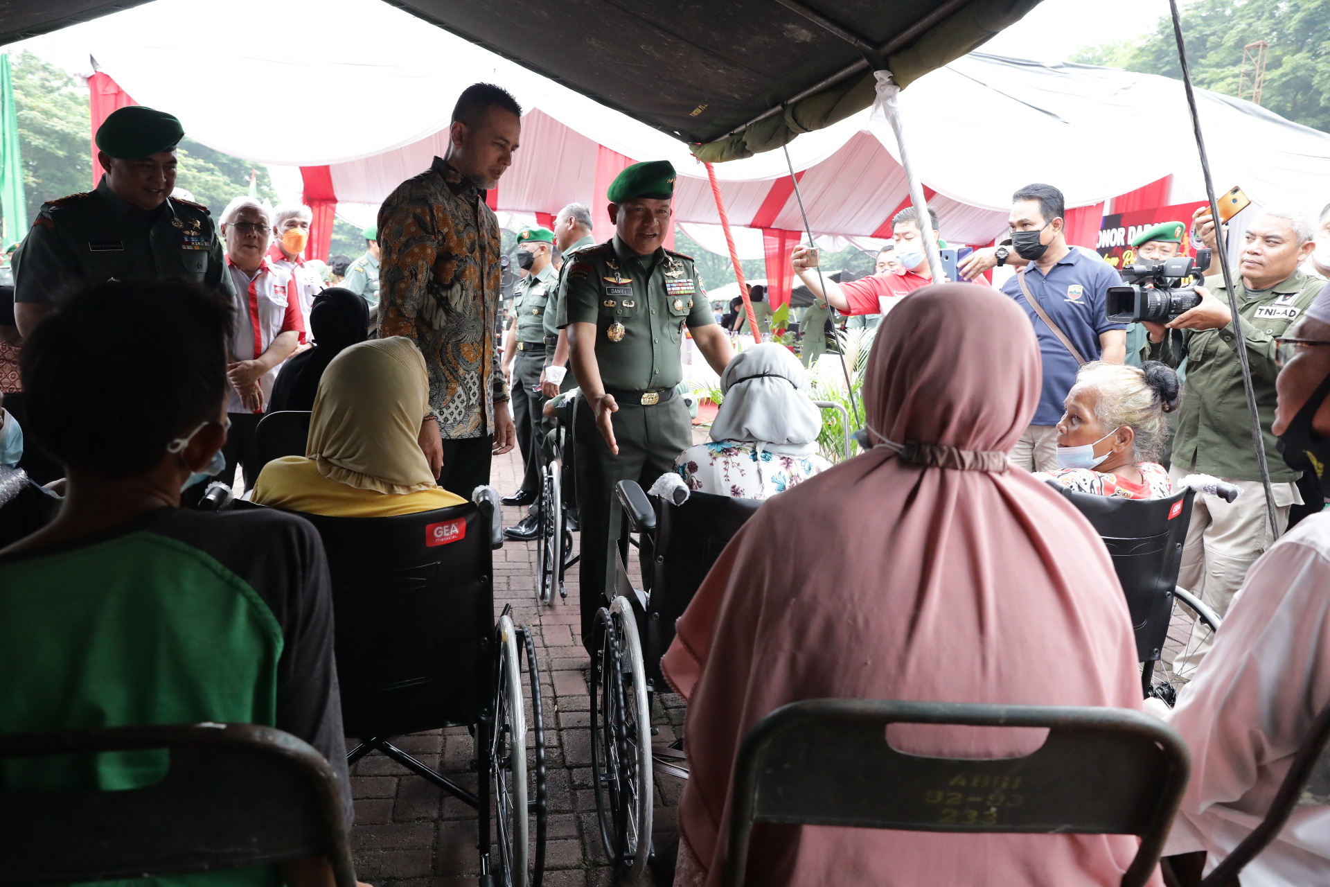 Bakti Sosial HUT ke-72 Kodam I/BB, Musa Rajekshah Mengaku PMI Medan Terbantu