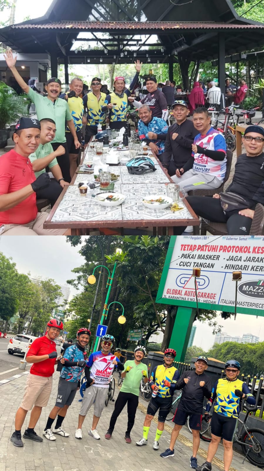 Tingkatkan Imun Tubuh, Pewarta dan ICC Gowes Bersama