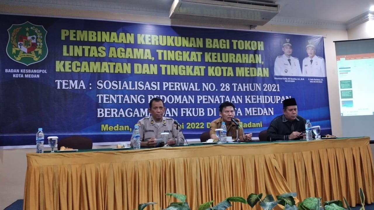 Polrestabes Medan Serukan Pentingnya Komunikasi Positif Menjaga Kerukunan Agama di Medan