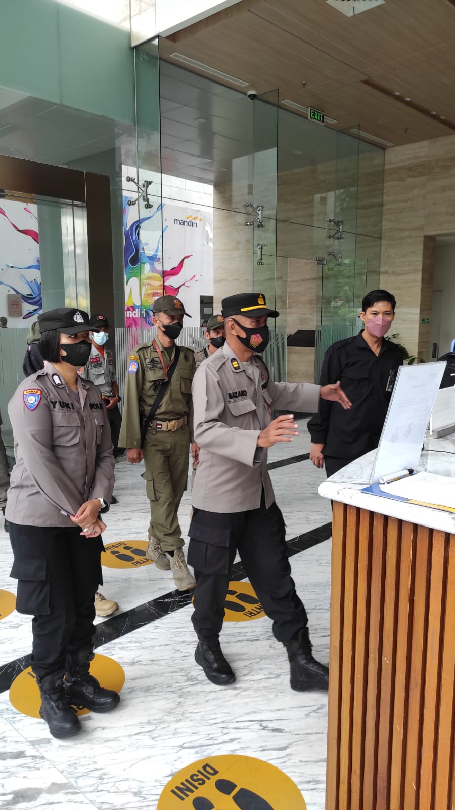 Sat Binmas Polrestabes Medan Ajak Warga Terapkan Prokes